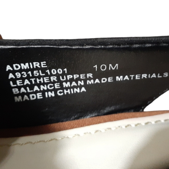 Reba Women's Admire Espadrille Wedge Sandals Canvas Leather Black Size 10M - Picture 4 of 5